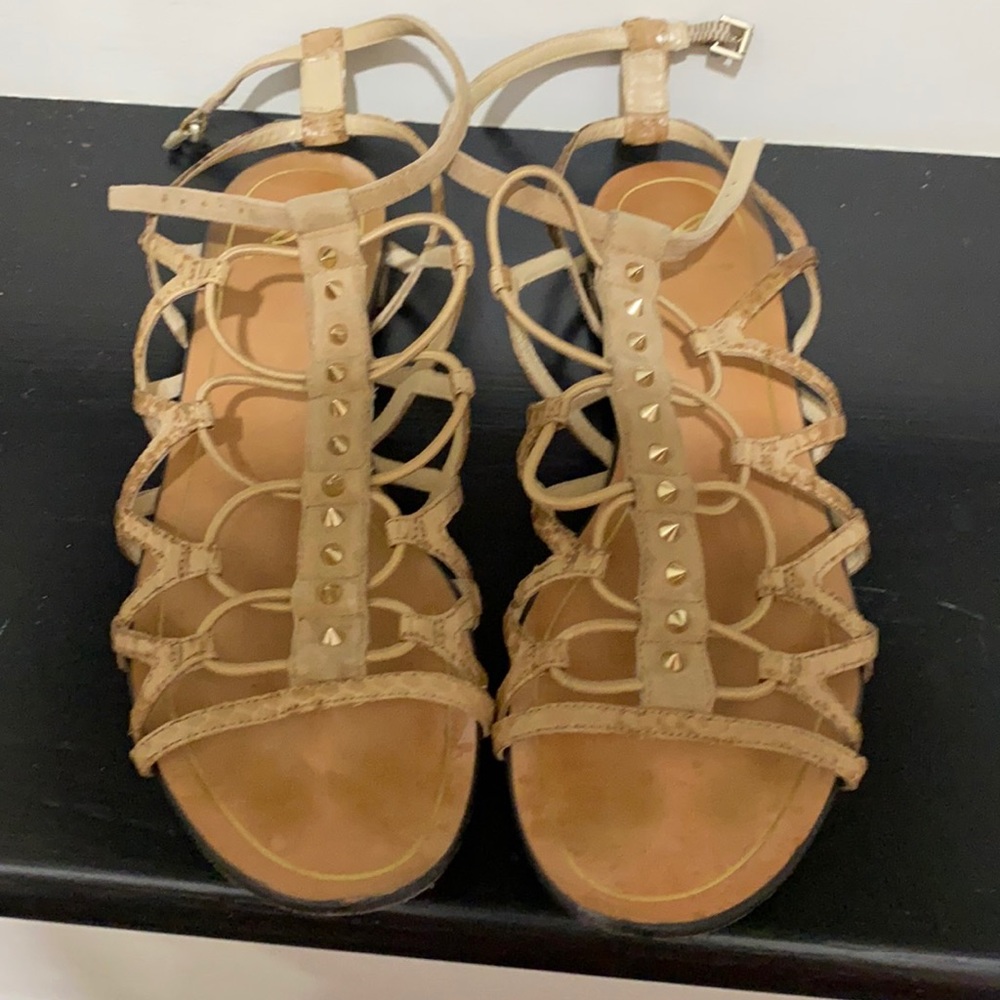 Last Call! B Brian Atwood stretch leather sandals